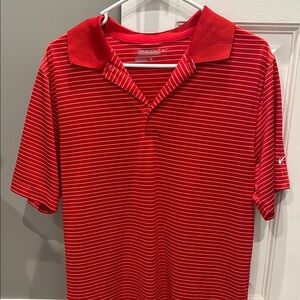 Nike Red Striped Polo Shirt from Valspar Championship